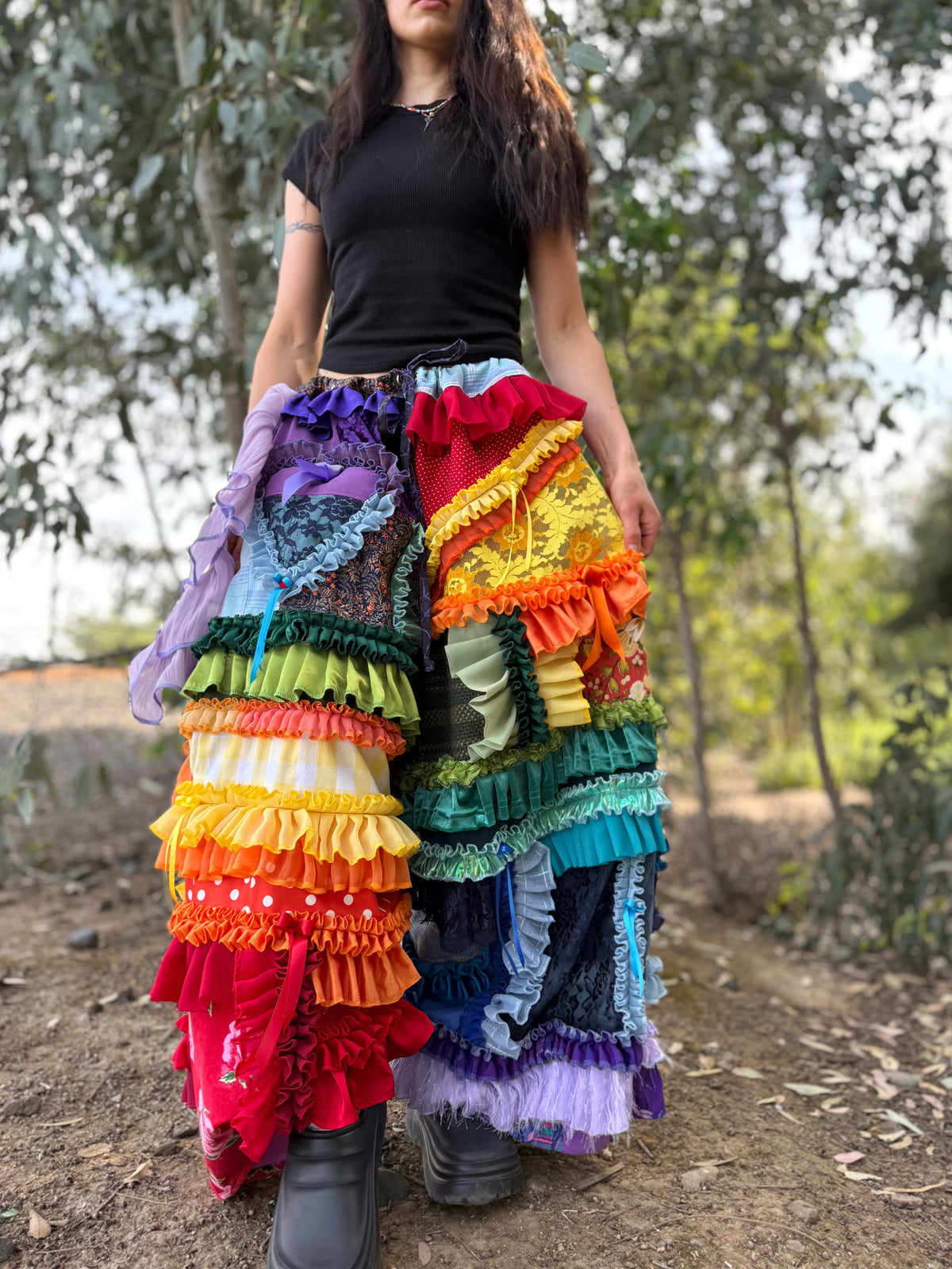 Upcycled Adjustable-Waist Pants