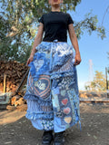 Upcycled Adjustable-Waist Pants