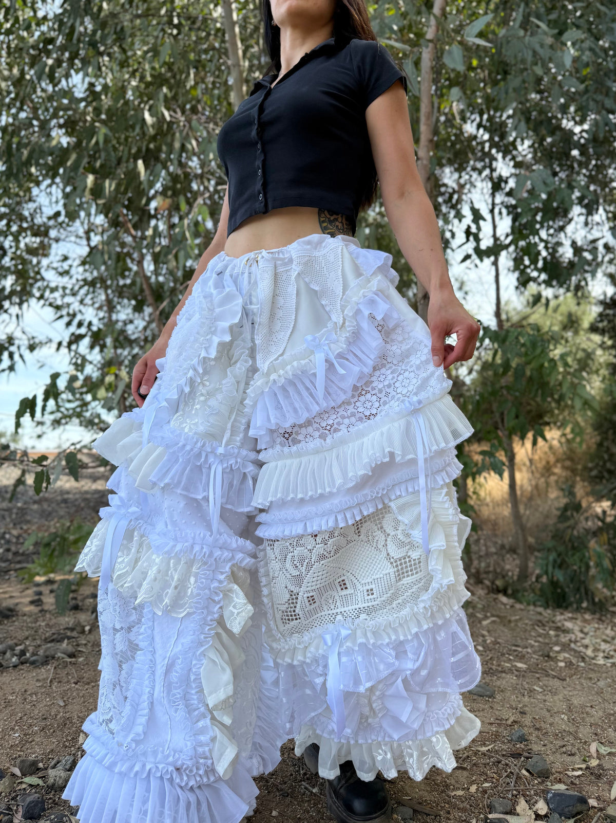 Upcycled Adjustable-Waist Pants