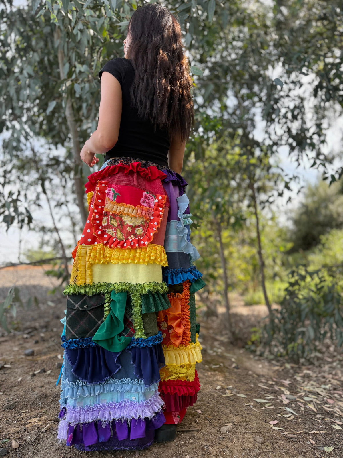 Upcycled Adjustable-Waist Pants