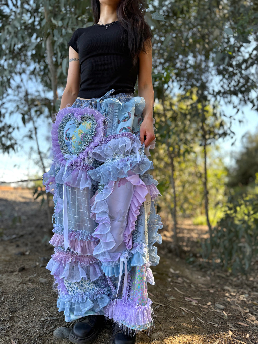 Upcycled Adjustable-Waist Pants