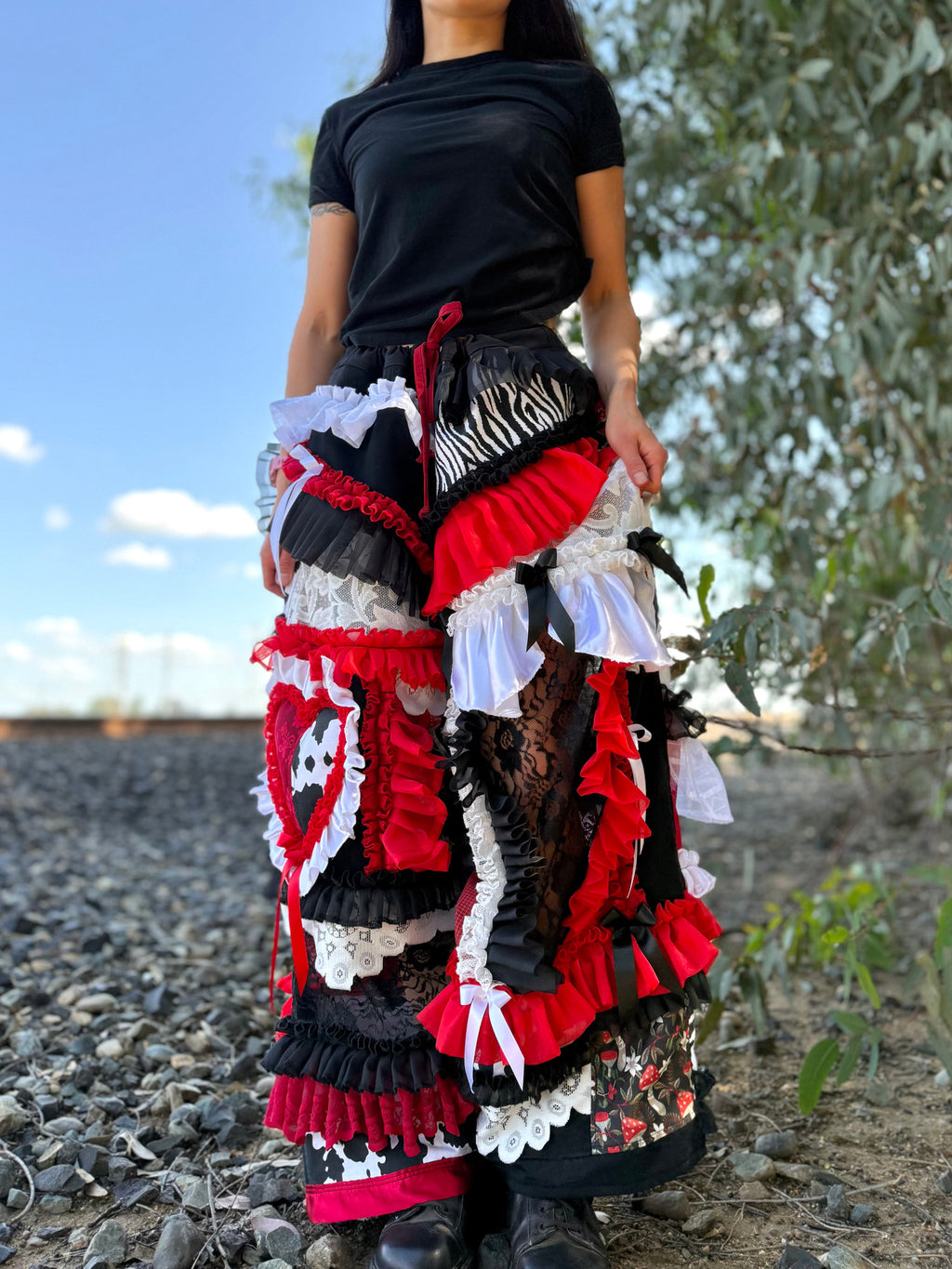 Upcycled Adjustable-Waist Pants